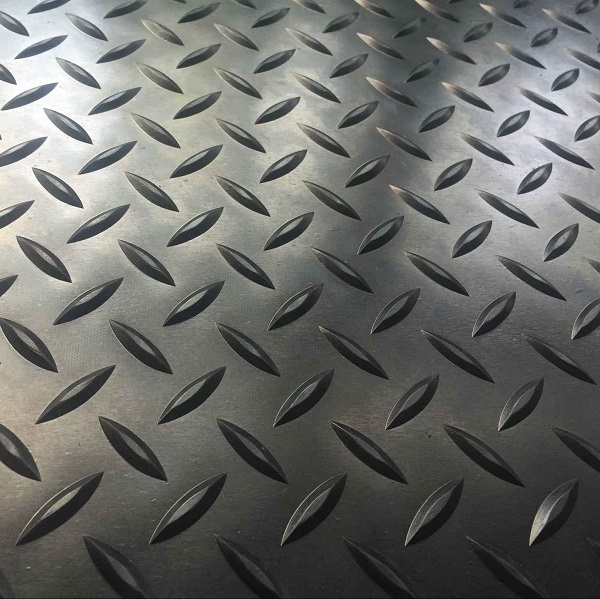 Diamond rubber sheet