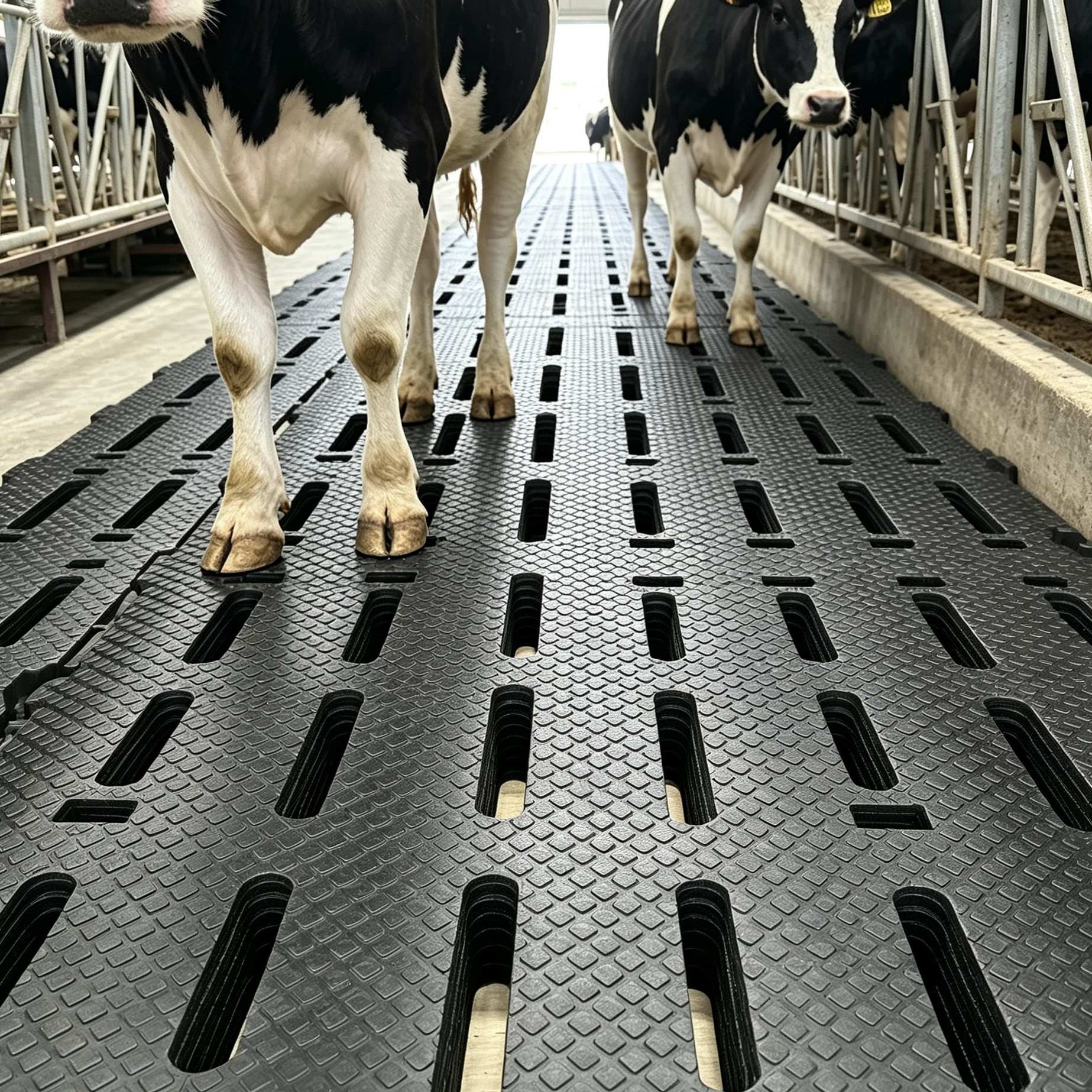 Rubber Slat Mat for Cattle / Dairy Farm